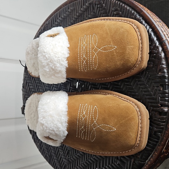 Ariat Jackie Square Toe Tan Slippers Women 8 - Picture 7 of 10